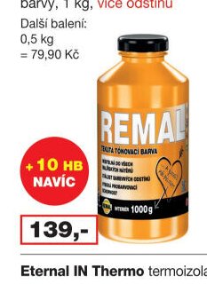 REMAL barva tónovací pro malířské, fasádní a latexové barvy, 1 kg