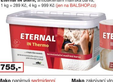 Eternal IN Thermo termoizolační malířská barva, 4 kg