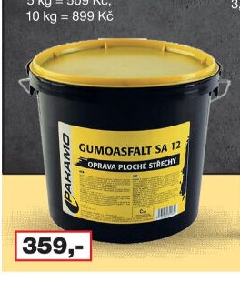 Gumoasfalt SA 12 asfaltový nátěr na střechy
