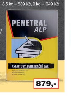 Penetral Alp asfaltový penetrační lak