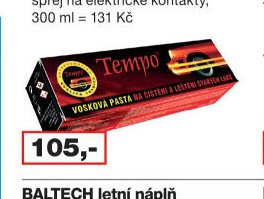 Tempo čistící leštěnka na staré karoserie
