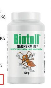Biotoll Neopermin prášek proti mravencům