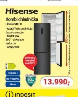 Hisense Kombi chladnička RB424N4EFC - Planeo aktualniletaky.eu