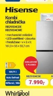 Hisense Kombi chladnička RB291D4CDE - Planeo aktualniletaky.eu