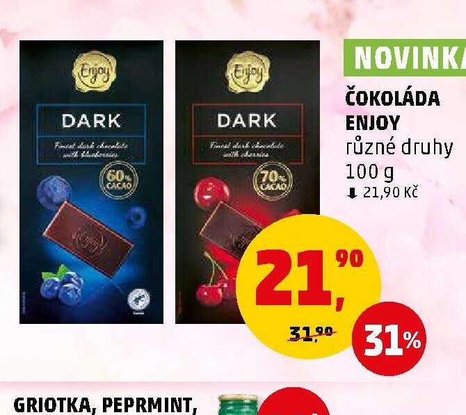 ČOKOLÁDA ENJOY různé druhy - Penny Market aktualniletaky.eu