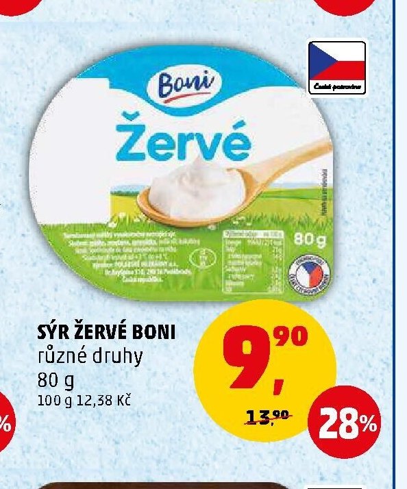 SÝR ŽERVÉ BONI různé druhy 80 g - Penny Market aktualniletaky.eu