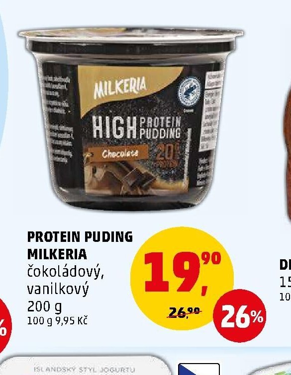 Protein puding Milkeria čokoládový, vanilkový 200 g - Penny Market aktualniletaky.eu