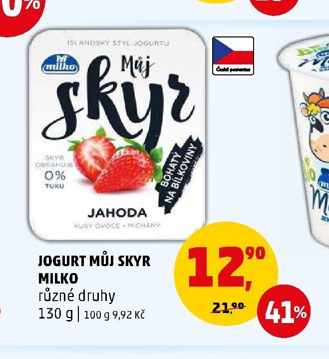 Jogurt Můj Skyr Milko různé druhy 130 g - Penny Market aktualniletaky.eu