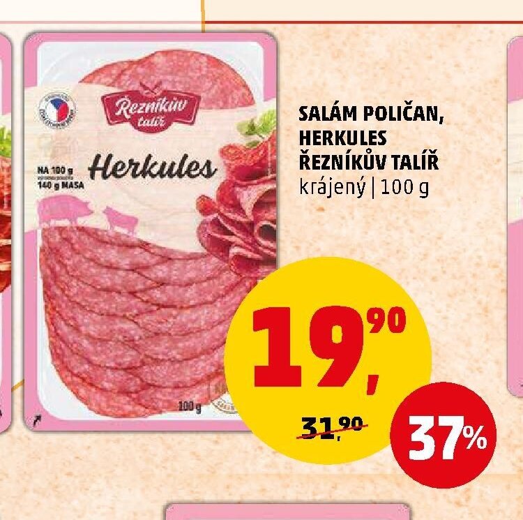 Salám Poličan, Herkules Řezníkův talíř - Penny Market aktualniletaky.eu