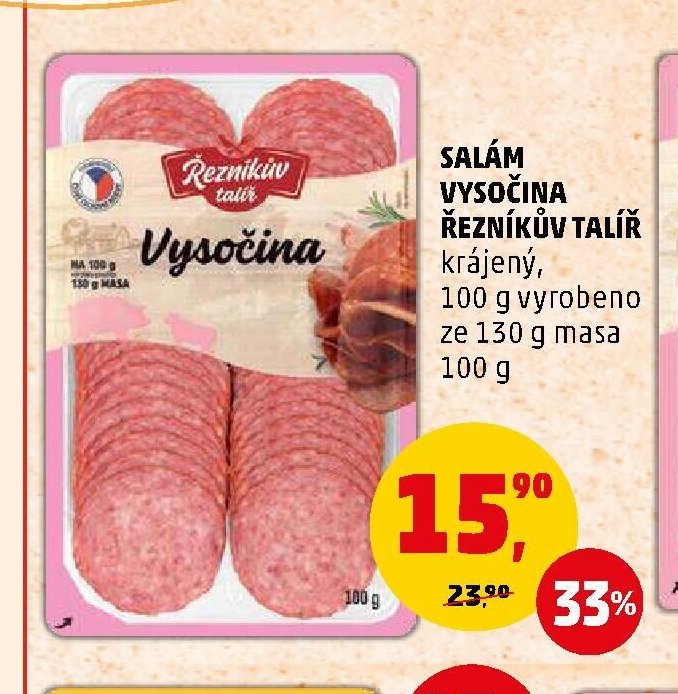 Salám Vysočina Řezníkův talíř - Penny Market aktualniletaky.eu