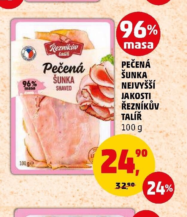 Pečená šunka nejvyšší jakosti Řezníkův talíř - Penny Market aktualniletaky.eu