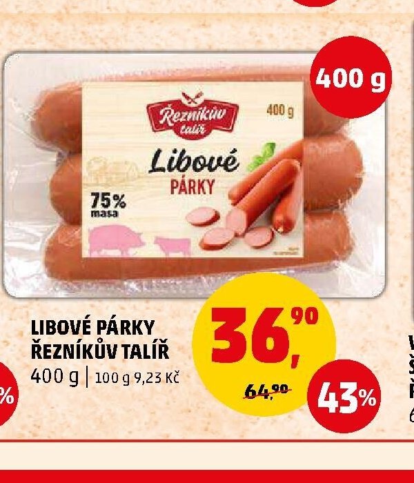 Libové párky Řezníkův talíř - Penny Market aktualniletaky.eu
