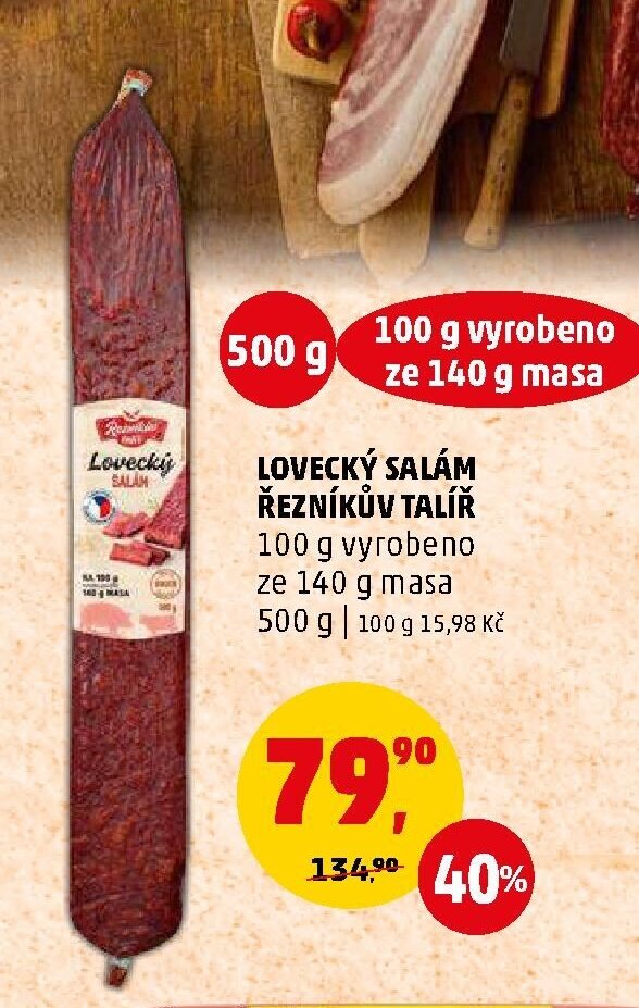 LOVECKÝ SALÁM ŘEZNÍKŮV TALÍŘ - Penny Market aktualniletaky.eu