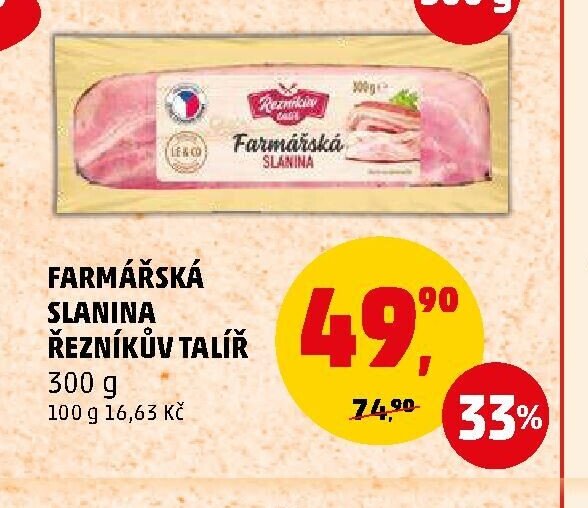 FARMÁŘSKÁ SLANINA ŘEZNÍKŮV TALÍŘ - Penny Market aktualniletaky.eu