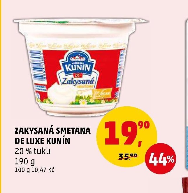 Zakysaná smetana de luxe Kunín - Penny Market aktualniletaky.eu