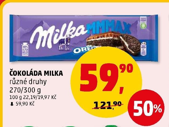 ČOKOLÁDA MILKA různé druhy - Penny Market aktualniletaky.eu