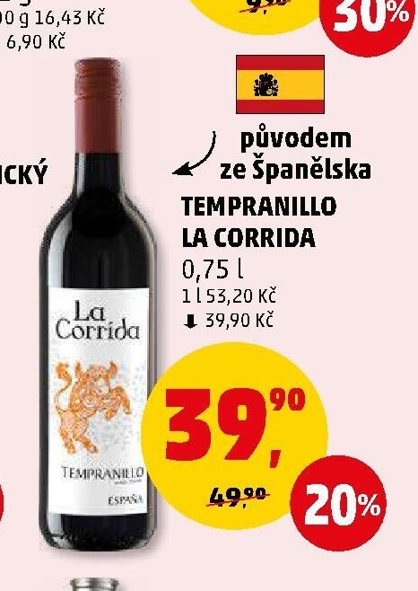 TEMPRANILLO LA CORRIDA - Penny Market aktualniletaky.eu