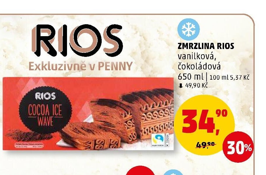 Zmrzlina Rios vanilková, čokoládová - Penny Market aktualniletaky.eu