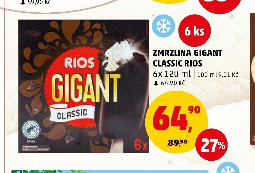 Zmrzlina Gigant Rios Classic - Penny Market aktualniletaky.eu