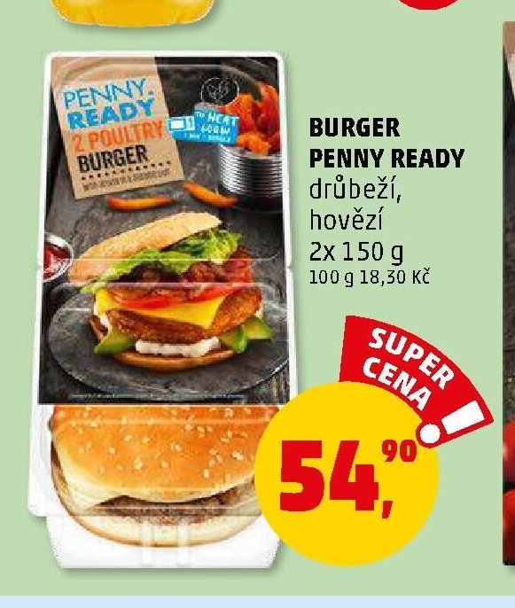 Burger Penny Ready - Penny Market aktualniletaky.eu