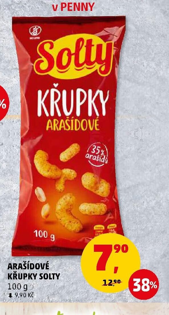 Solty Křupky arašídové - Penny Market aktualniletaky.eu