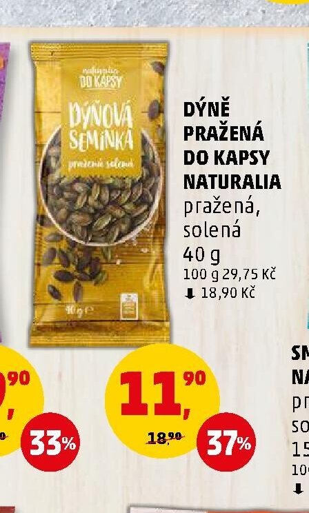 Dýně pražená do kapsy Naturalia - Penny Market aktualniletaky.eu