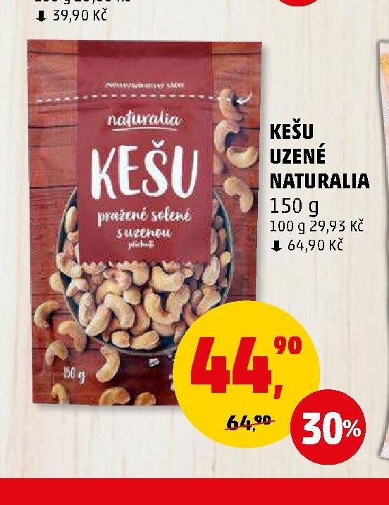 Kešu uzené Naturalia - Penny Market aktualniletaky.eu