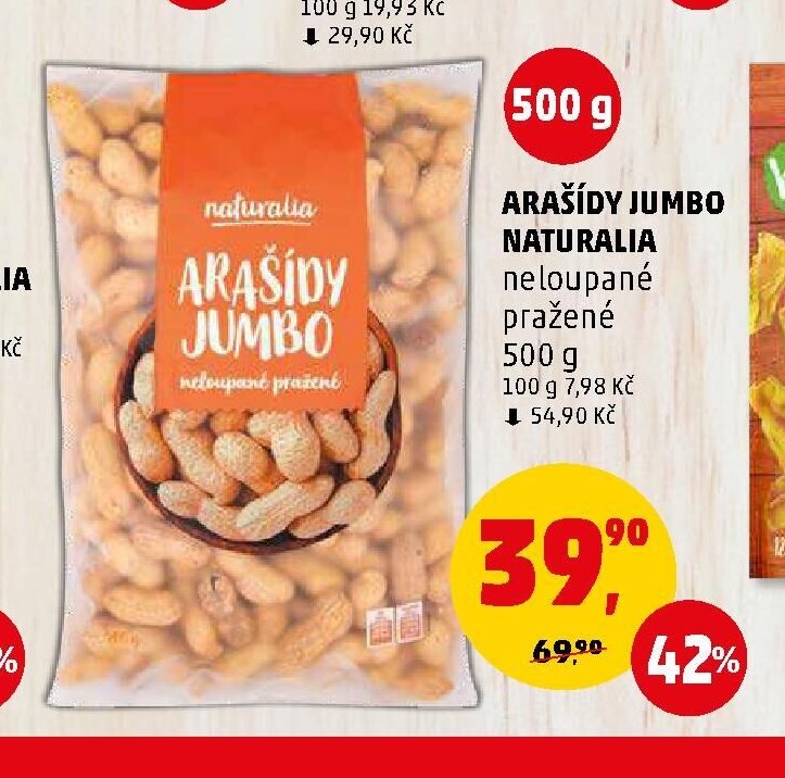 Arašídy jumbo Naturalia - Penny Market aktualniletaky.eu