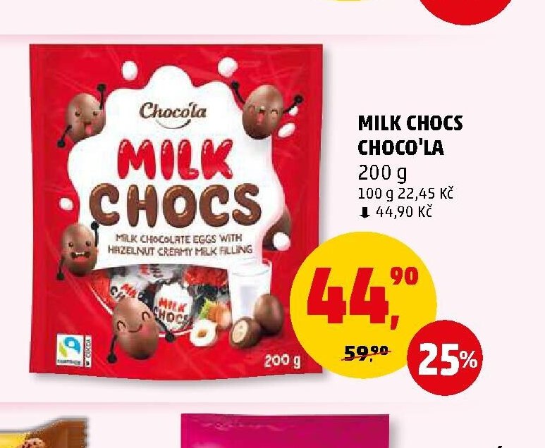 Milk Chocs Choco'la - Penny Market aktualniletaky.eu