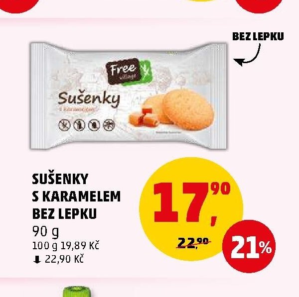 Sušenky s karamelem bez lepku - Penny Market aktualniletaky.eu