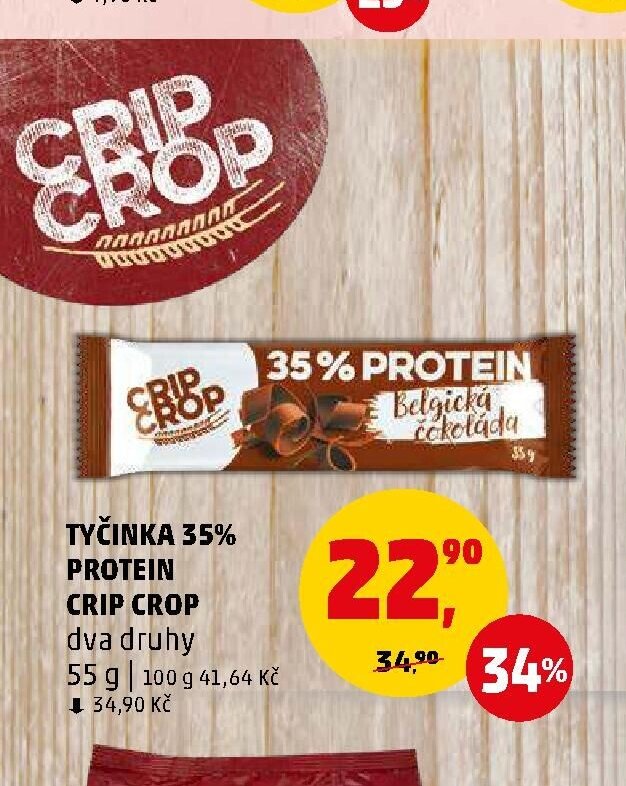 TYČINKA 35% PROTEIN CRIP CROP - Penny Market aktualniletaky.eu