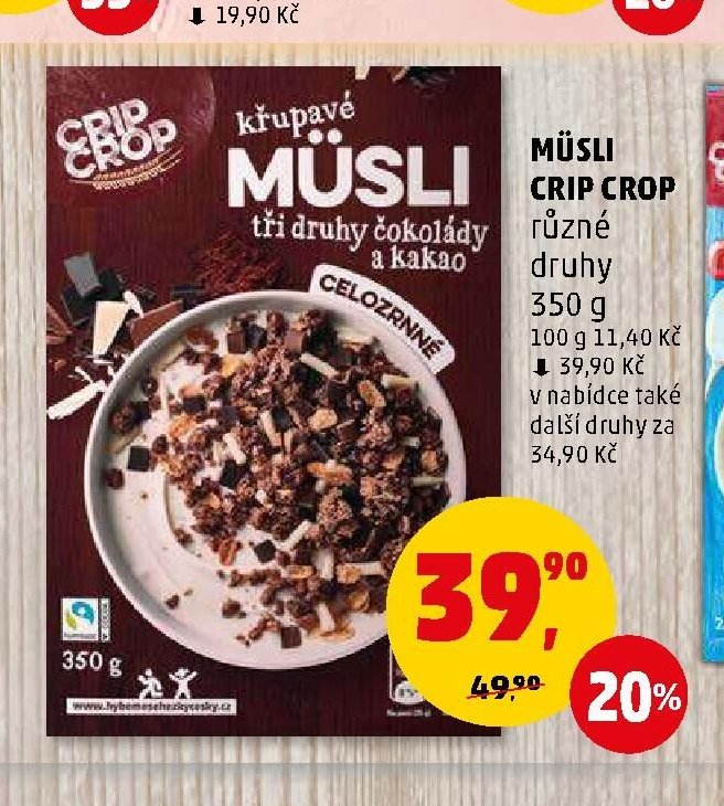 MÜSLI CRIP CROP - Penny Market aktualniletaky.eu