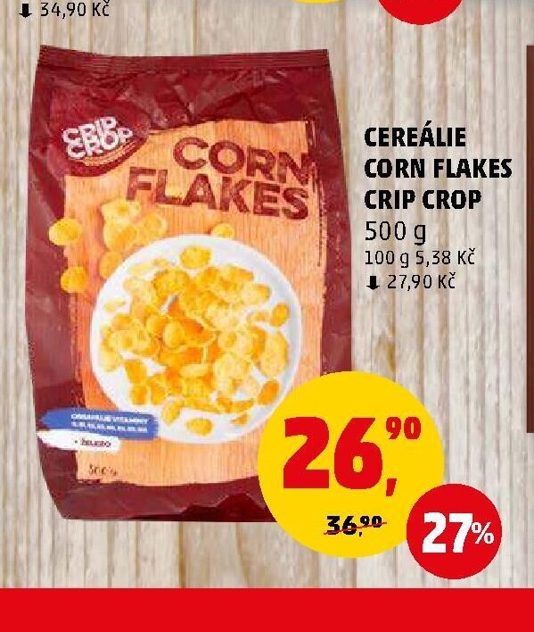 CEREÁLIE CORN FLAKES CRIP CROP - Penny Market aktualniletaky.eu