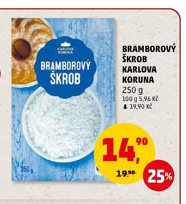 Bramborový škrob Karlova Koruna 250 g - Penny Market aktualniletaky.eu