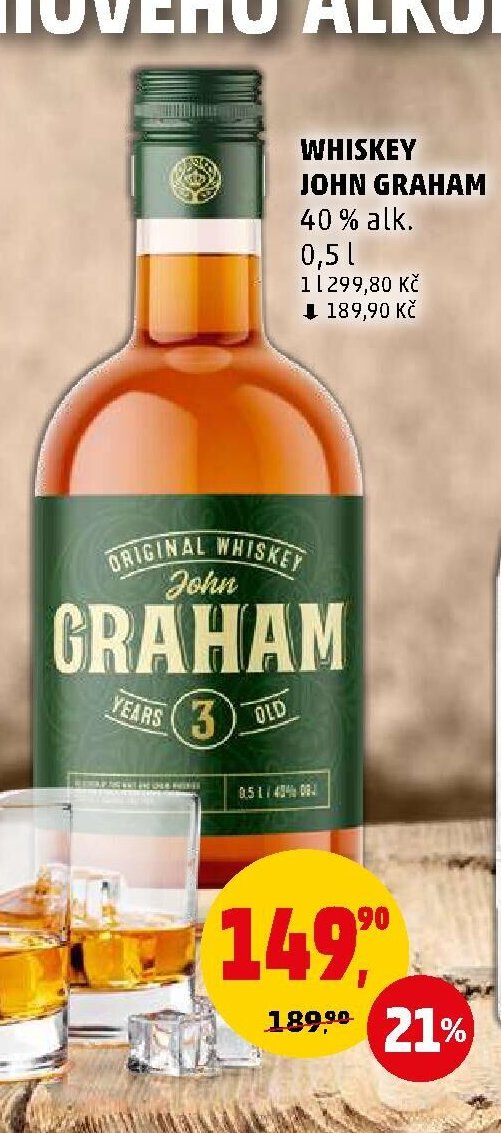 WHISKEY JOHN GRAHAM 40 % alk. - Penny Market aktualniletaky.eu