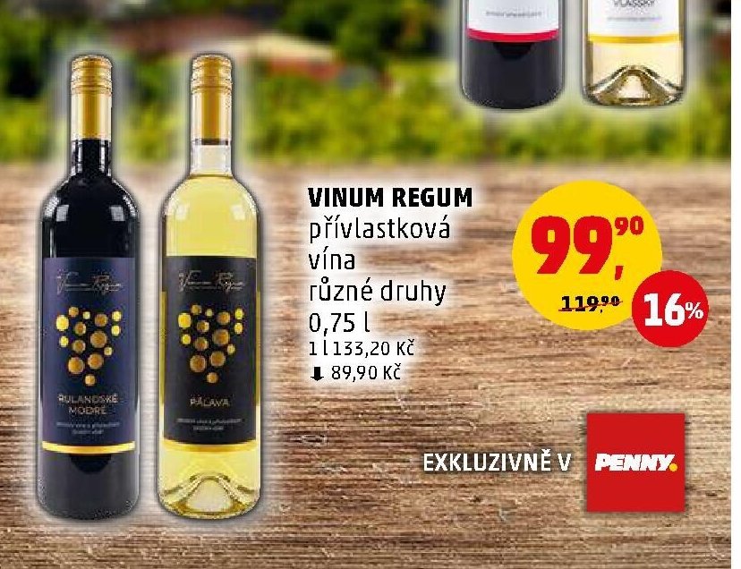 VINUM REGUM přívlastková vína - Penny Market aktualniletaky.eu