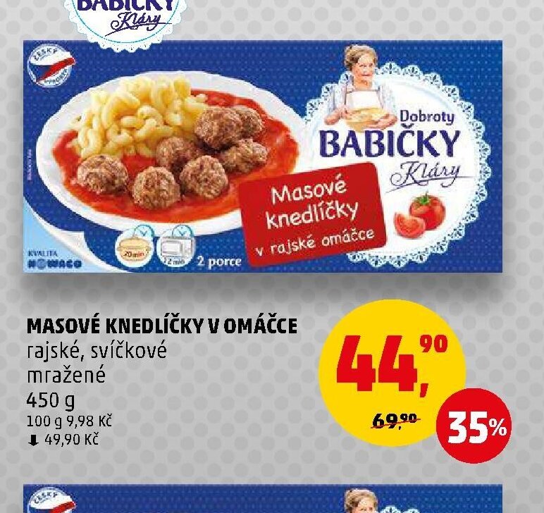 Masové knedlíčky v omáčce rajské - Penny Market aktualniletaky.eu