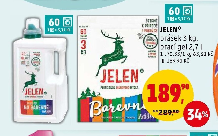 Jelen prací gel / prášek - Penny Market aktualniletaky.eu