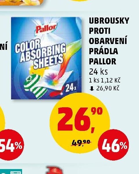 Ubrousky proti obarvení prádla Pallor - Penny Market aktualniletaky.eu