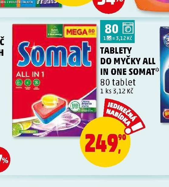 Tablety do myčky All in One Somat - Penny Market aktualniletaky.eu