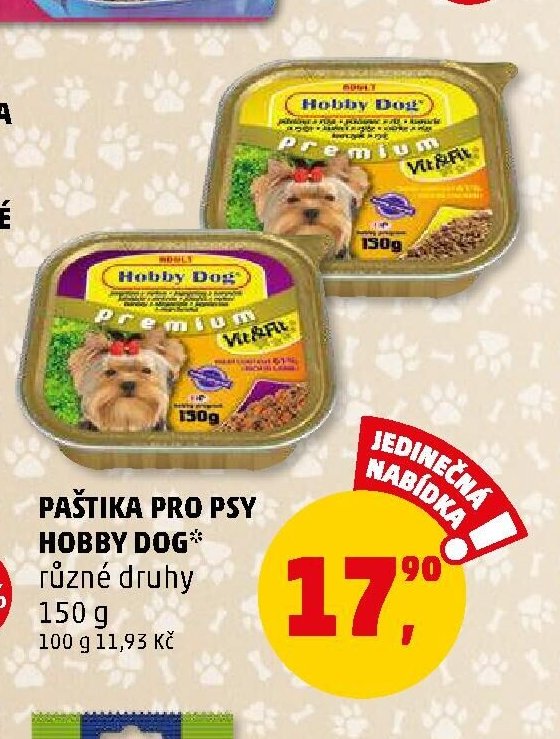 Paštika pro psy Hobby Dog - Penny Market aktualniletaky.eu