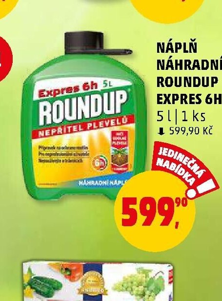 NÁPLŇ NÁHRADNÍ ROUNDUP EXPRES 6H 5 l - Penny Market aktualniletaky.eu