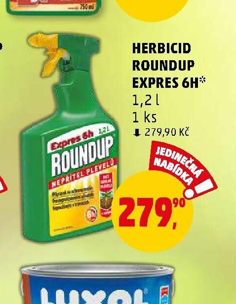 HERBICID ROUNDUP EXPRES 6H 1,2 l - Penny Market aktualniletaky.eu