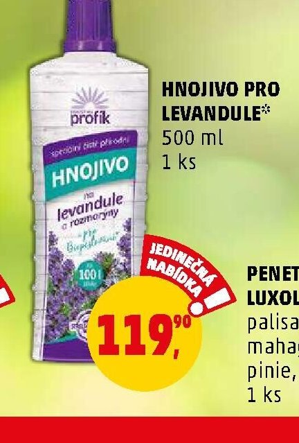 HNOJIVO PRO LEVANDULE 500 ml - Penny Market aktualniletaky.eu