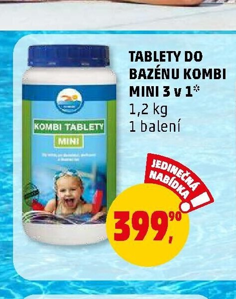 Tablety do bazénu kombi mini 3 v 1 - Penny Market aktualniletaky.eu