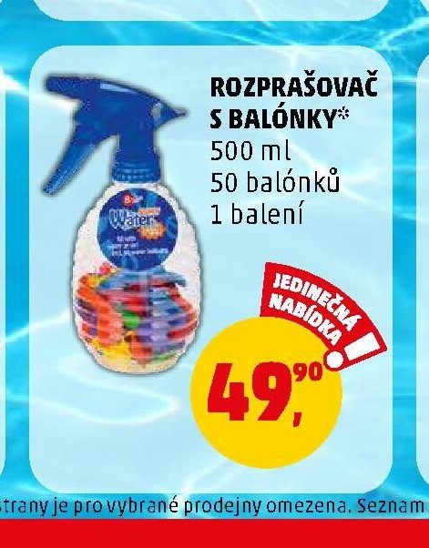 Rozprašovač s balónky - Penny Market aktualniletaky.eu