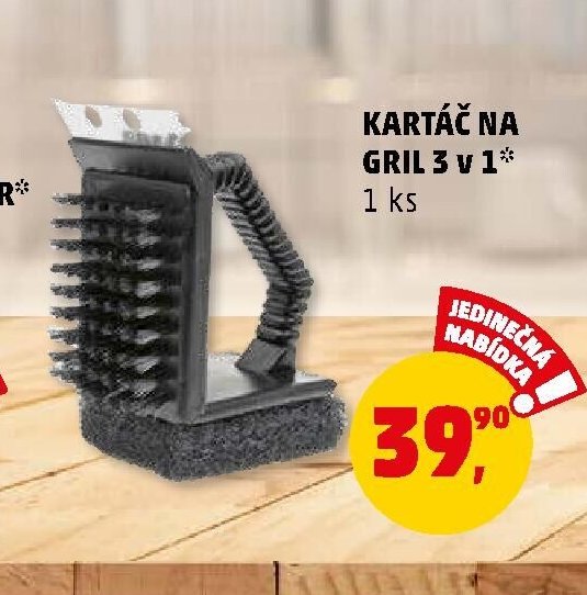 Kartáč na gril 3 v 1 - Penny Market aktualniletaky.eu