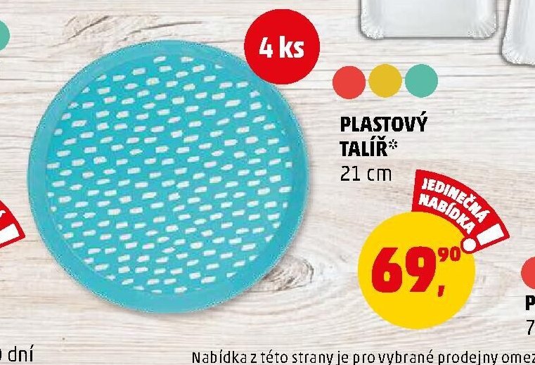 Plastový talíř - Penny Market aktualniletaky.eu