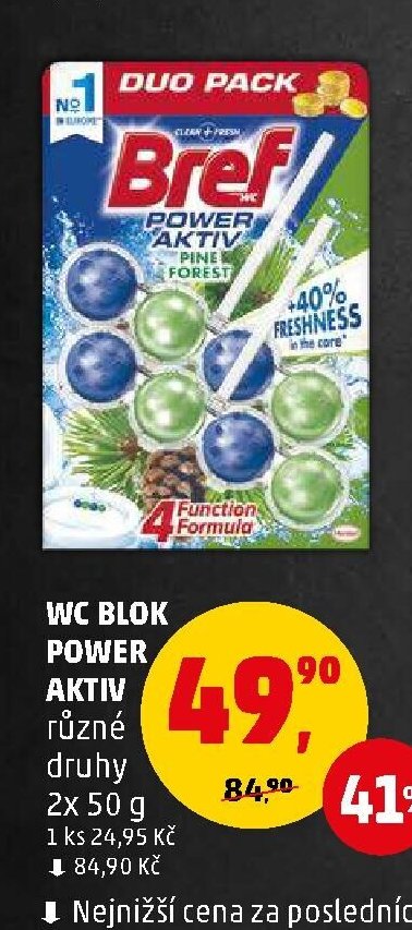 WC BLOK POWER AKTIV různé druhy 2x 50 g - Penny Market aktualniletaky.eu