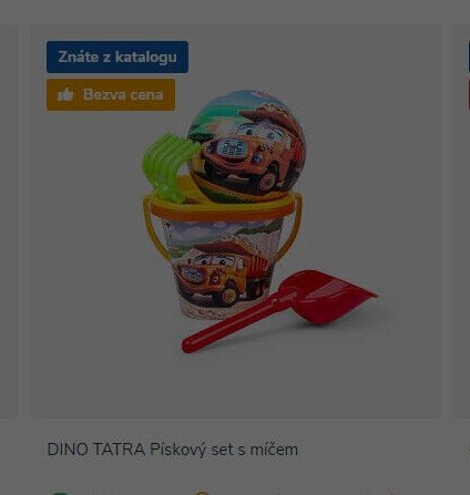 DINO TATRA Pískový set s míčem